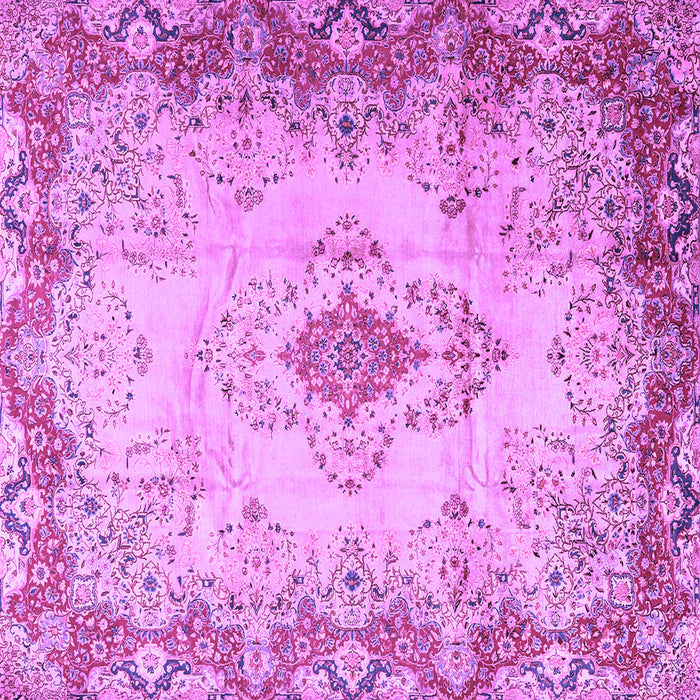 Square Persian Purple Traditional Rug, tr2590pur