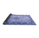 Sideview of Persian Blue Traditional Rug, tr2590blu