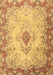 Machine Washable Persian Brown Traditional Rug, wshtr2590brn