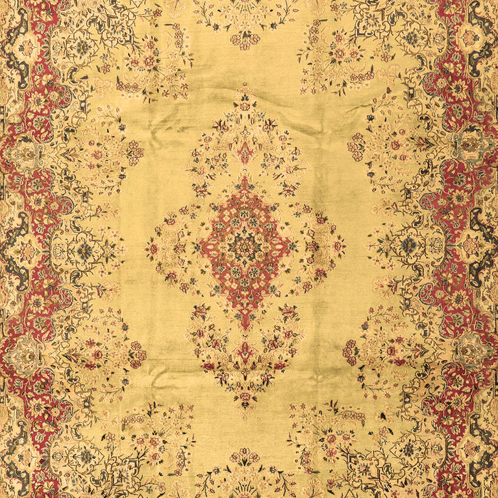 Machine Washable Persian Brown Traditional Rug, wshtr2590brn