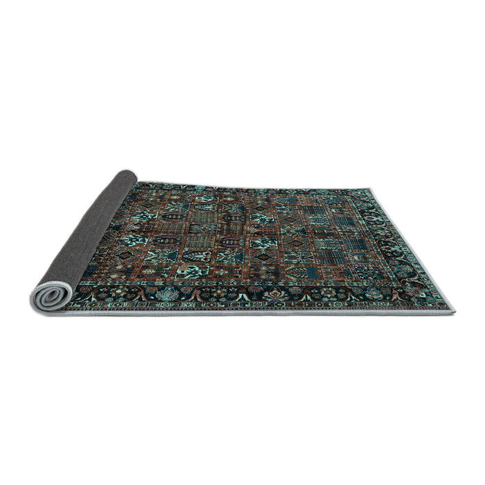 Sideview of Persian Light Blue Traditional Rug, tr2591lblu