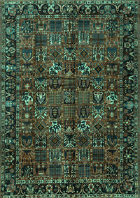 Persian Turquoise Traditional Rug, tr2591turq