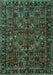 Persian Turquoise Traditional Rug, tr2591turq