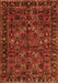 Persian Orange Traditional Rug, tr2591org