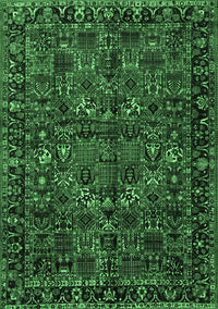 Persian Emerald Green Traditional Rug, tr2591emgrn