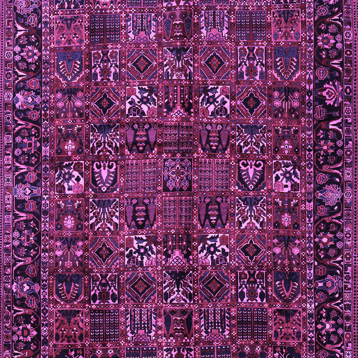 Machine Washable Persian Purple Traditional Area Rugs, wshtr2591pur