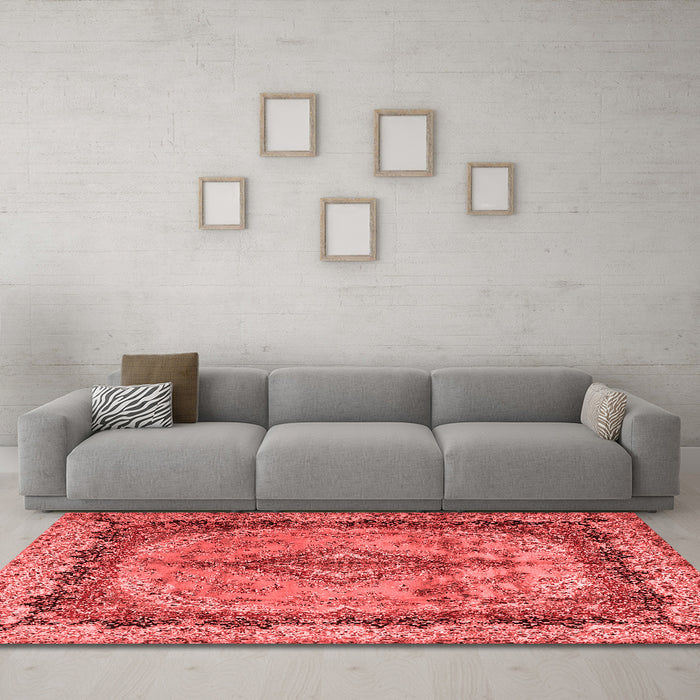 Traditional Red Washable Rugs