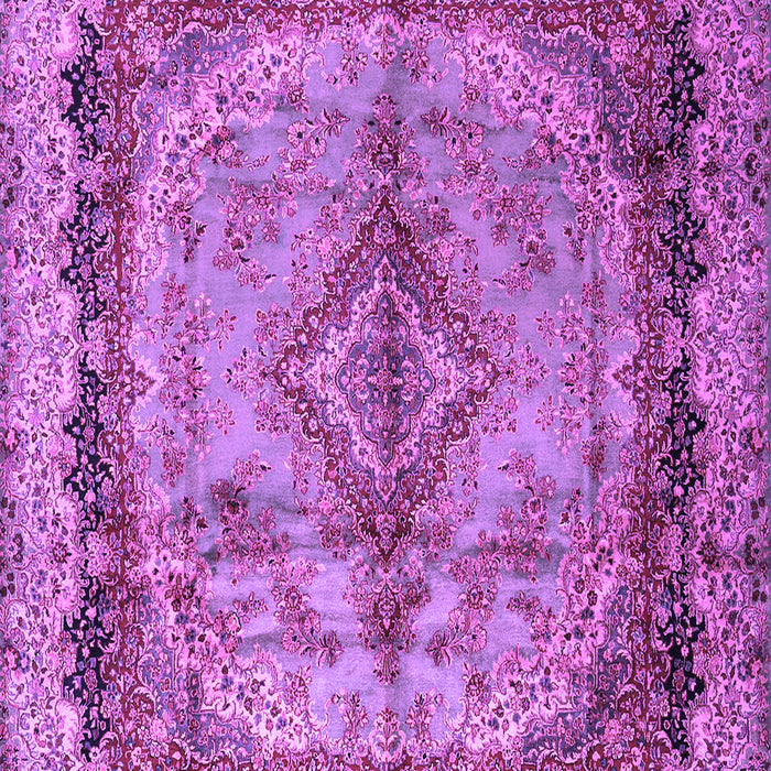 Machine Washable Persian Purple Traditional Area Rugs, wshtr2592pur