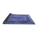Sideview of Persian Blue Traditional Rug, tr2592blu