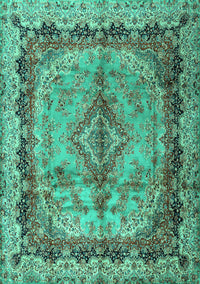 Persian Turquoise Traditional Rug, tr2592turq
