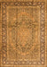 Persian Orange Traditional Rug, tr2593org