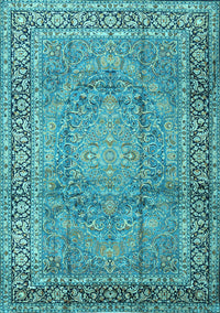 Persian Light Blue Traditional Rug, tr2593lblu