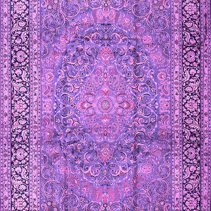 Machine Washable Persian Purple Traditional Area Rugs, wshtr2593pur