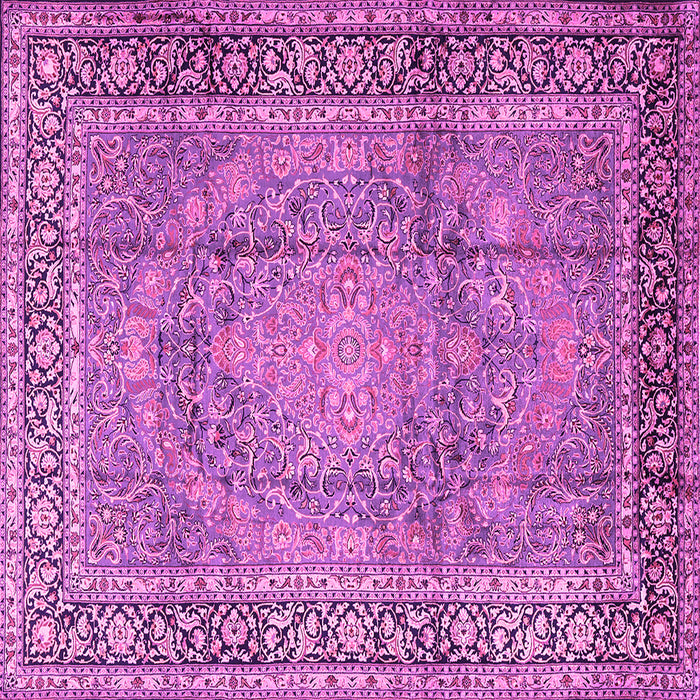 Square Persian Pink Traditional Rug, tr2593pnk