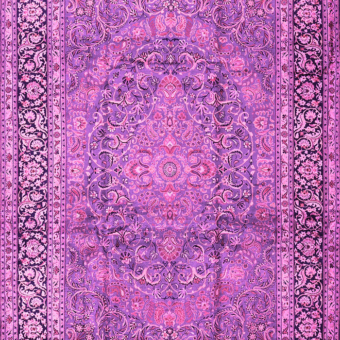 Machine Washable Persian Pink Traditional Rug, wshtr2593pnk
