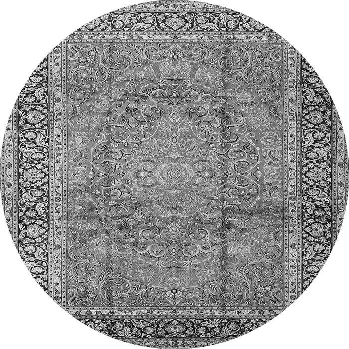 Square Persian Gray Traditional Rug, tr2593gry