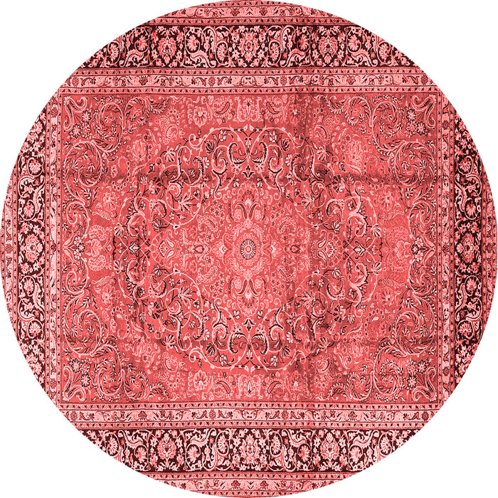 Machine Washable Persian Red Traditional Rug, wshtr2593red