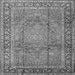 Serging Thickness of Persian Gray Traditional Rug, tr2593gry