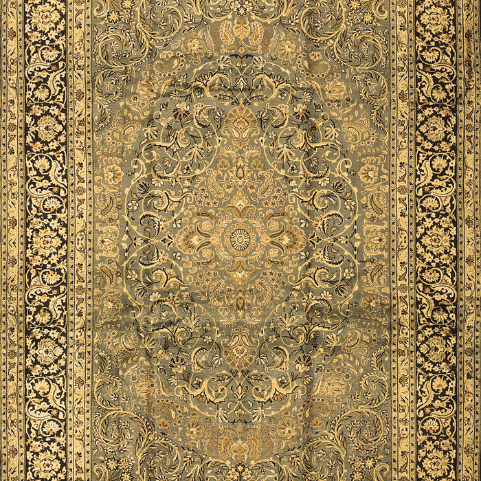 Machine Washable Persian Brown Traditional Rug, wshtr2593brn