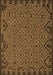 Southwestern Brown Country Rug, tr2594brn