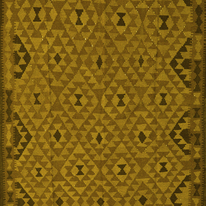Southwestern Yellow Country Rug, tr2594yw