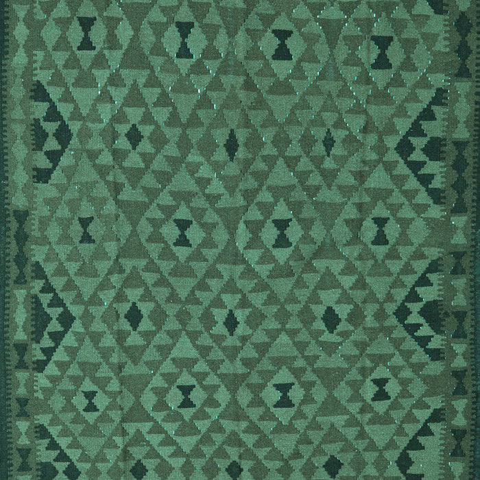 Southwestern Turquoise Country Rug, tr2594turq