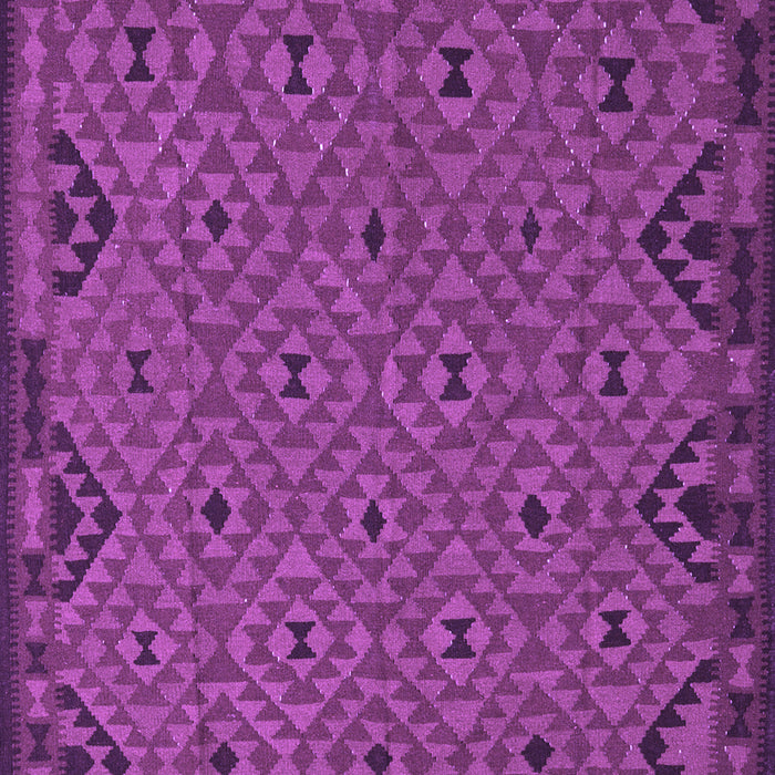 Machine Washable Southwestern Purple Country Area Rugs, wshtr2594pur