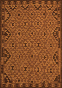 Southwestern Orange Country Rug, tr2594org