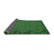 Sideview of Southwestern Emerald Green Country Rug, tr2594emgrn