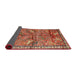 Sideview of Traditional Brown Animal Rug, tr2595