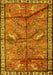 Animal Yellow Traditional Rug, tr2595yw