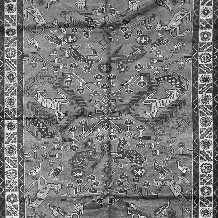 Animal Gray Traditional Rug, tr2595gry