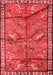 Animal Red Traditional Area Rugs