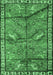 Animal Emerald Green Traditional Rug, tr2595emgrn