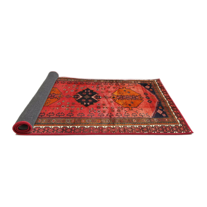 Sideview of Traditional Red Persian Rug, tr2596