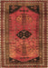 Machine Washable Persian Brown Traditional Rug, wshtr2596brn