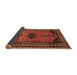 Sideview of Persian Brown Traditional Rug, tr2596brn