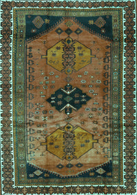 Persian Turquoise Traditional Rug, tr2596turq