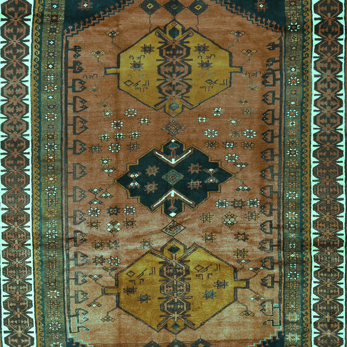 Persian Turquoise Traditional Rug, tr2596turq