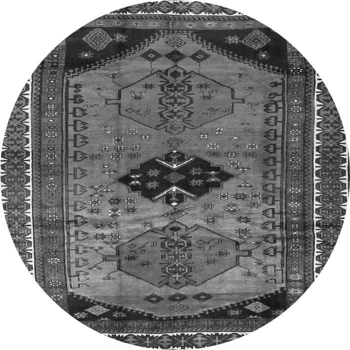 Square Persian Gray Traditional Rug, tr2596gry