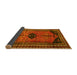 Sideview of Persian Yellow Traditional Rug, tr2596yw