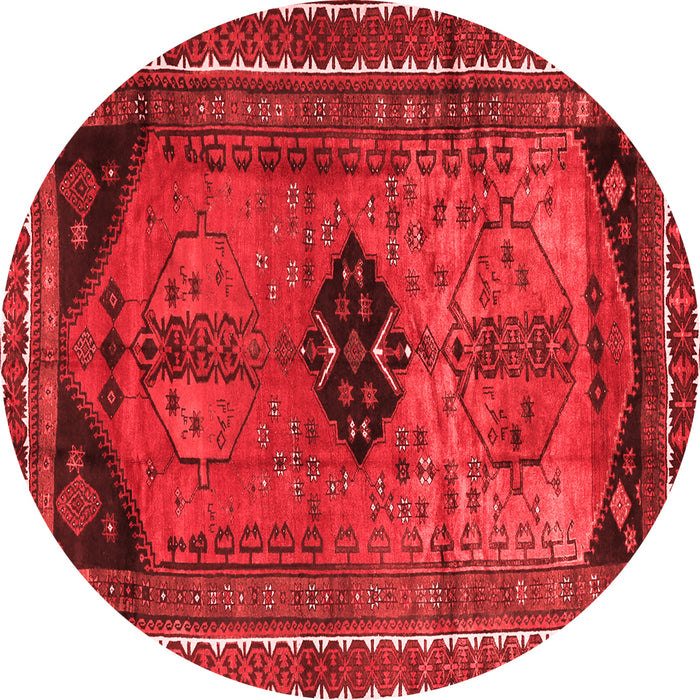 Machine Washable Persian Red Traditional Rug, wshtr2596red