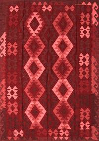 Southwestern Red Country Rug, tr2597red