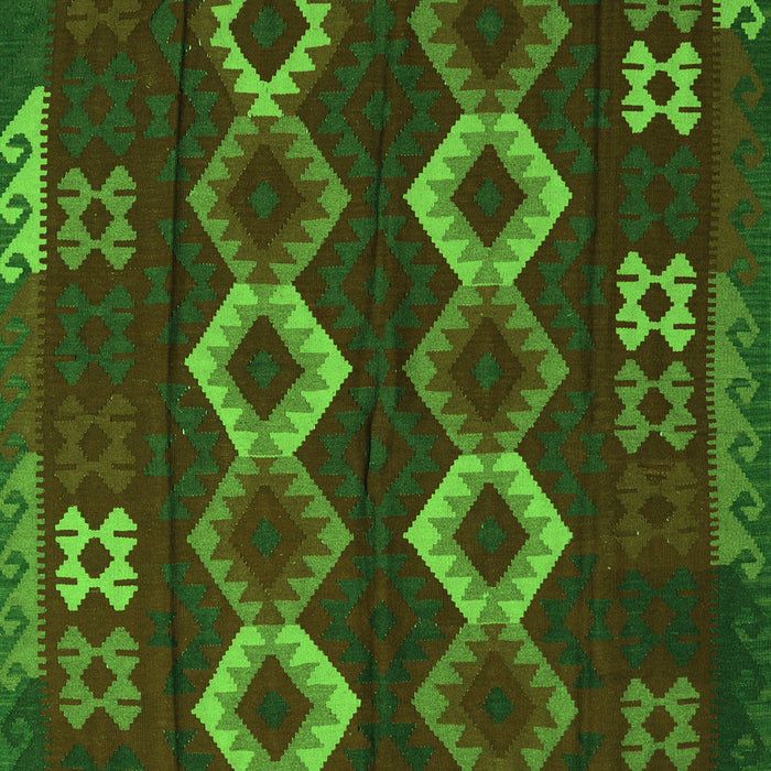 Southwestern Green Country Rug, tr2597grn
