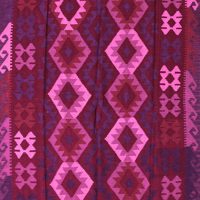 Machine Washable Southwestern Pink Country Rug, wshtr2597pnk