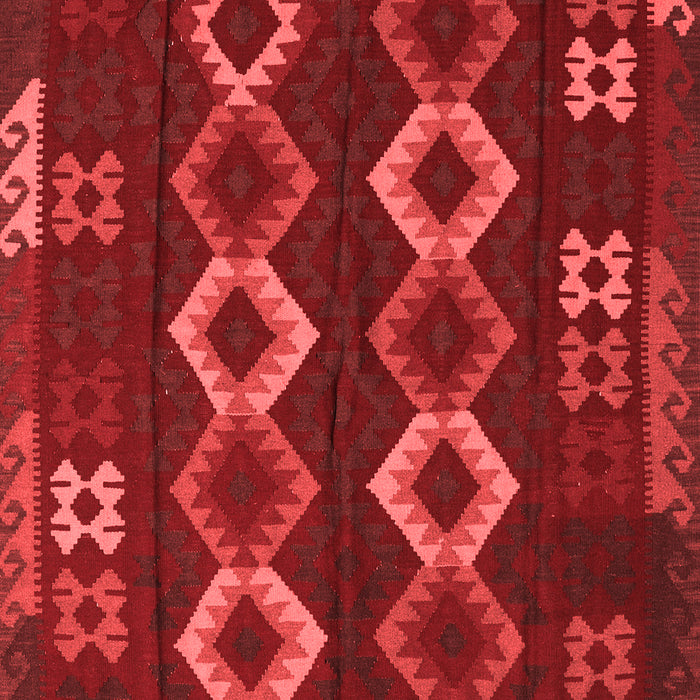 Machine Washable Southwestern Red Country Rug, wshtr2597red