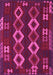 Southwestern Pink Country Rug, tr2597pnk