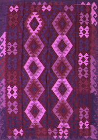 Southwestern Purple Country Rug, tr2597pur