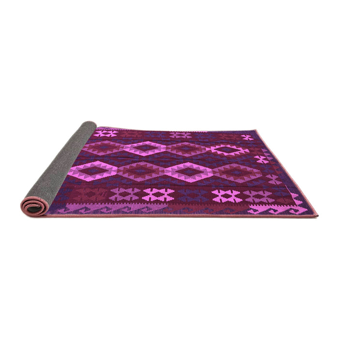Sideview of Southwestern Purple Country Rug, tr2597pur