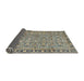 Sideview of Traditional Sage Green Persian Rug, tr2598